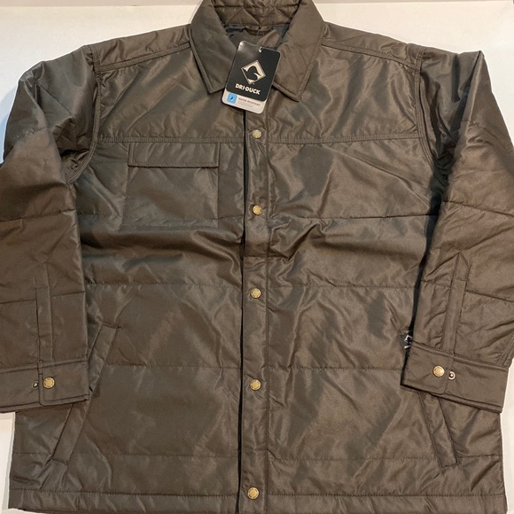 Dri-Duck XLarge Brown Water Resistant Therma Puff Coat New Softshell Jacket - Picture 1 of 16